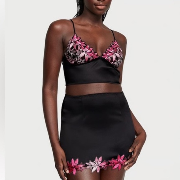 New! SET Victoria’s Secret Ziggy Glam Floral skirt cami 45895 45892 - Picture 2 of 15